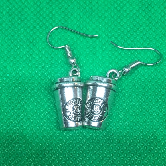 🆑4 for $15🆑 Cute Coffee Cup Earrings - Picture 3 of 5